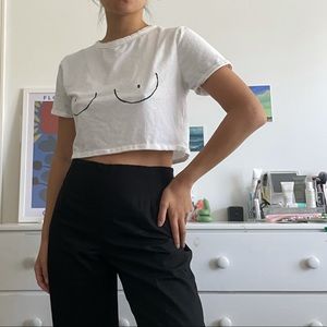 Akira Boob Cropped Tee